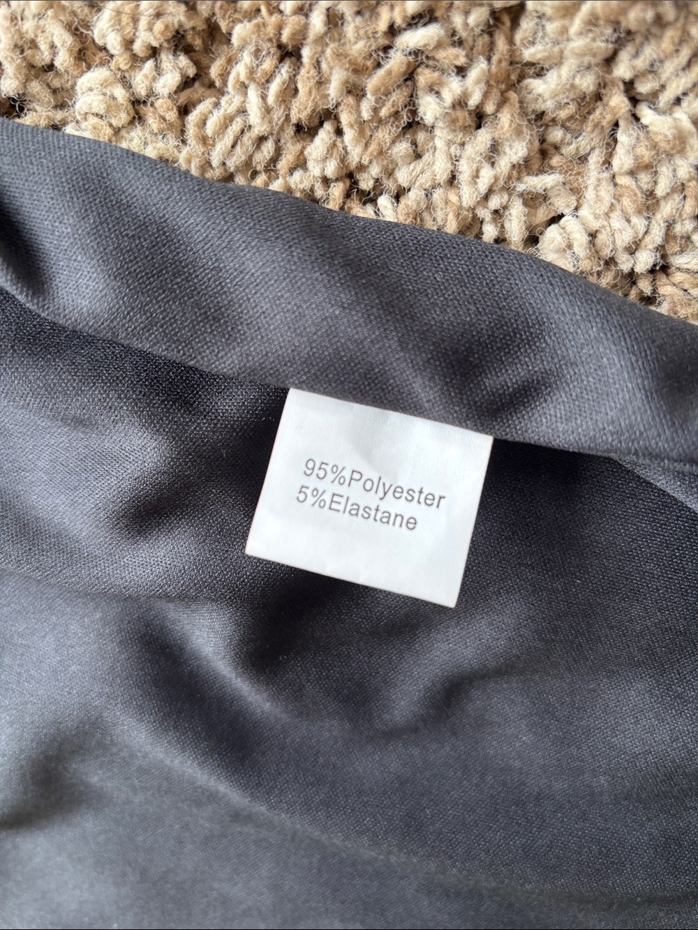 Sleek Black Satin Dress - Picture 5 of 6